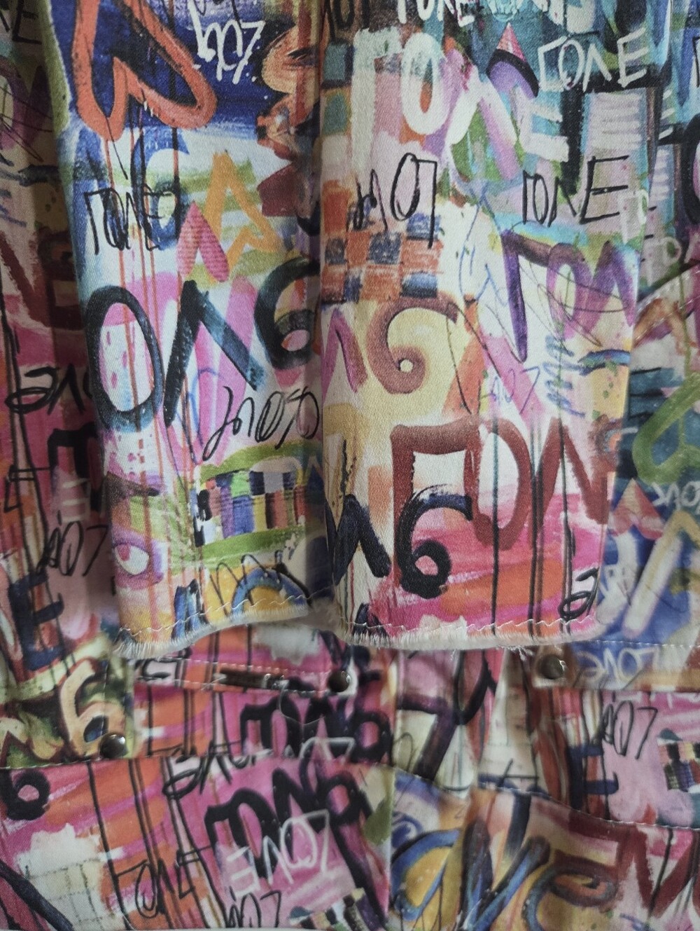 Lisette Wynwood Graffiti Flair Pant Size 8 - Picture 4 of 6